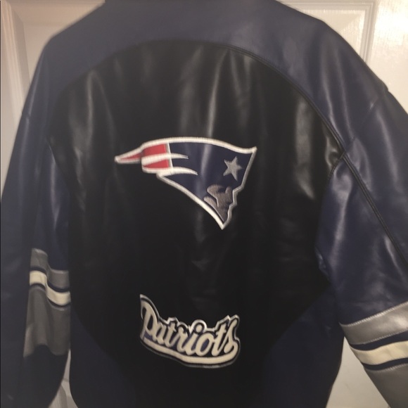 NFL Jackets & Coats Patriots All Leather Jacket Poshmark
